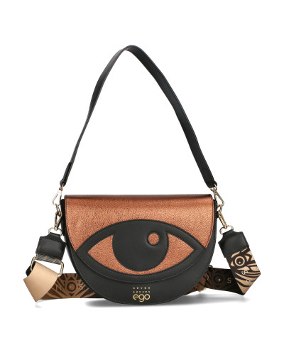 Crescent bag with eye