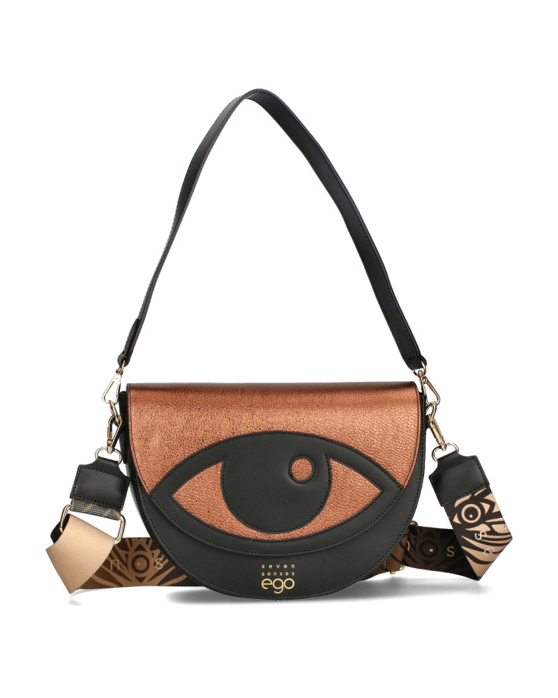 Crescent bag with eye