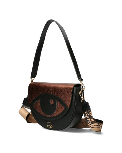 Crescent bag with eye