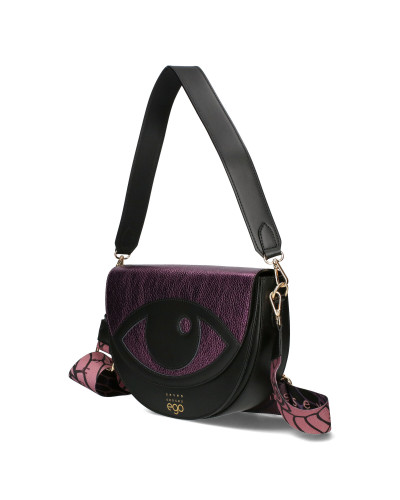 Crescent bag with eye
