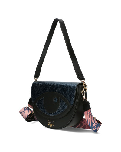 Torebka półksiężyc z okiem