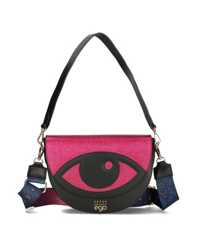 Crescent bag with eye