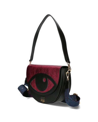 Crescent bag with eye