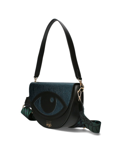 Crescent bag with eye
