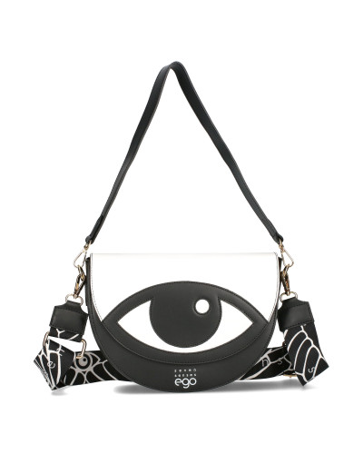 Crescent bag with eye