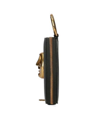 Leather wallet-keychain - AMULET