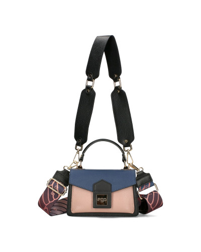 Small leather bag with detachable wings