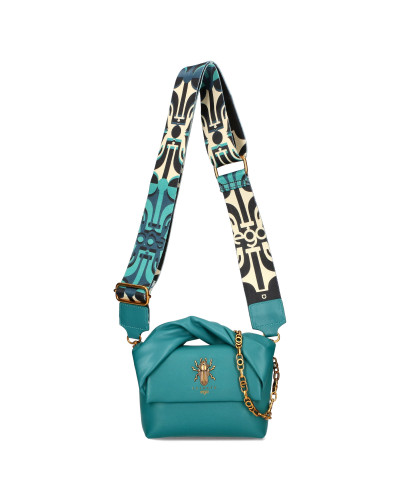 NIRA small bag with a rolled-up handle