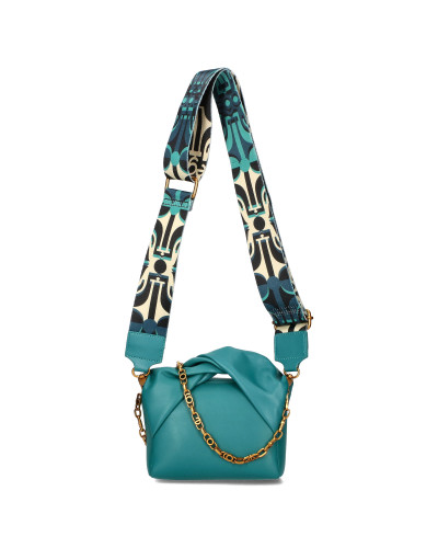 NIRA small bag with a rolled-up handle