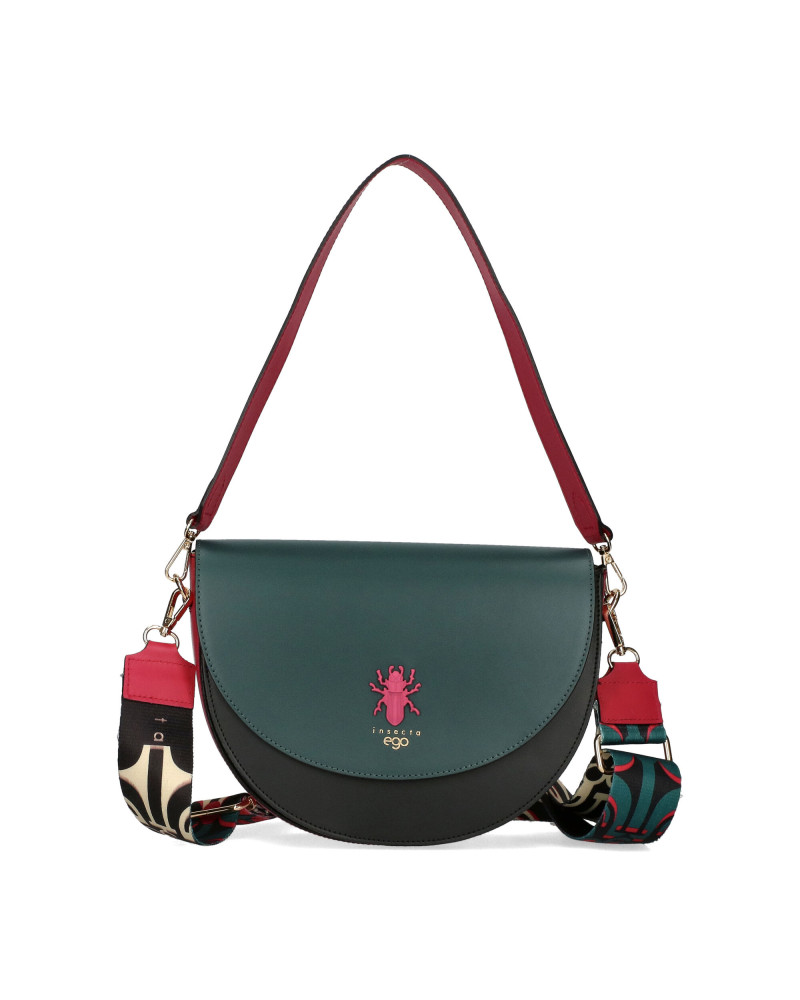 Tricolor crescent bag