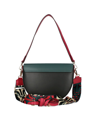 Tricolor crescent bag