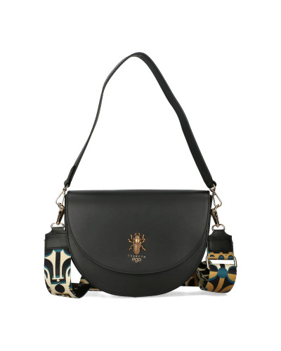 Tricolor crescent bag