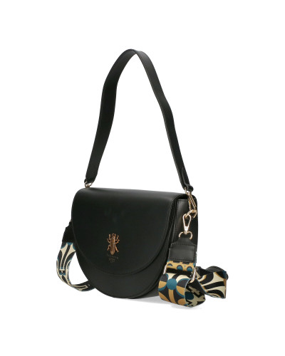 Tricolor crescent bag