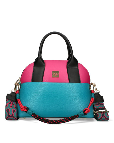 Torebka z trzema paskami