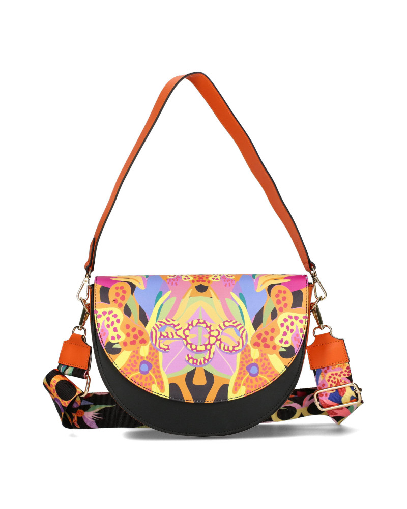 Paradise crescent moon in floral print