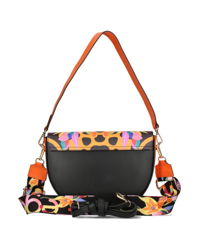 Rajski półksiężyc w kwiecisty print