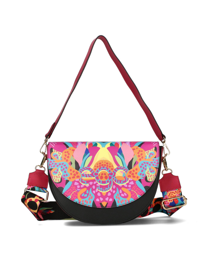 Paradise crescent moon in floral print