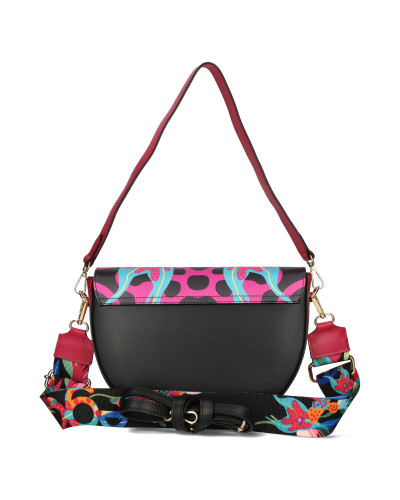 Paradise crescent moon in floral print