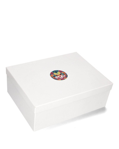 Paradise crescent moon in floral print