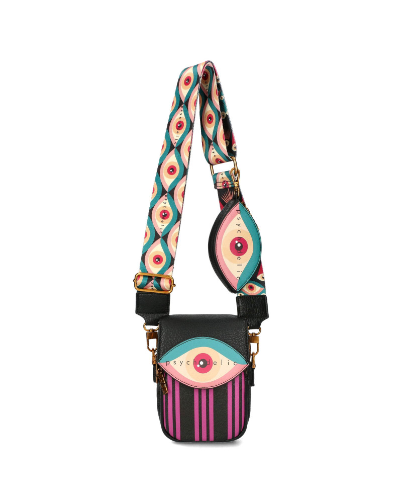 PSYCHE torebka z odpinaną klapką oraz portfelikiem