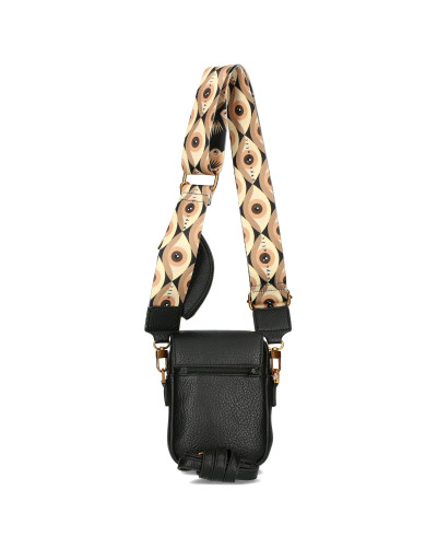 PSYCHE bag with a detachable flap and a wallet