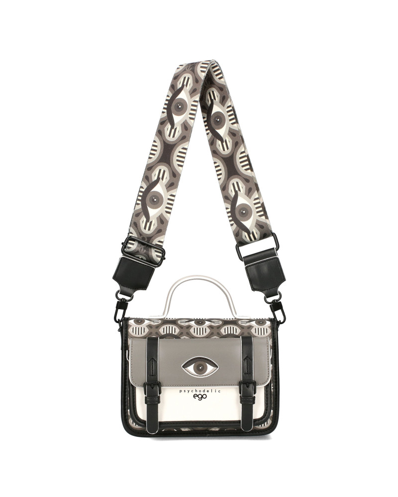 ILLUSIA colorful messenger bag with eyes