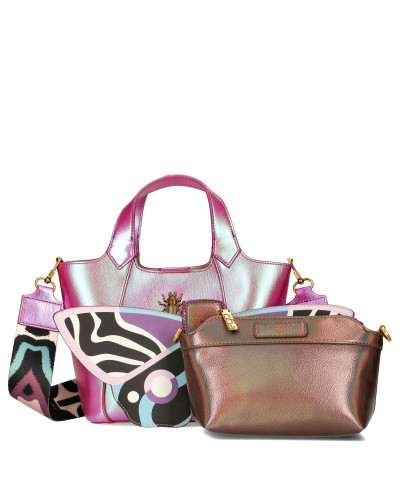 FUSHION torebka z odpinanym motylem noszona na trzy sposoby