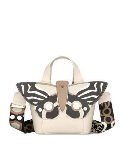 FUSHION torebka z odpinanym motylem noszona na trzy sposoby