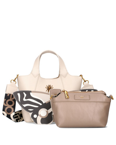 FUSHION torebka z odpinanym motylem noszona na trzy sposoby