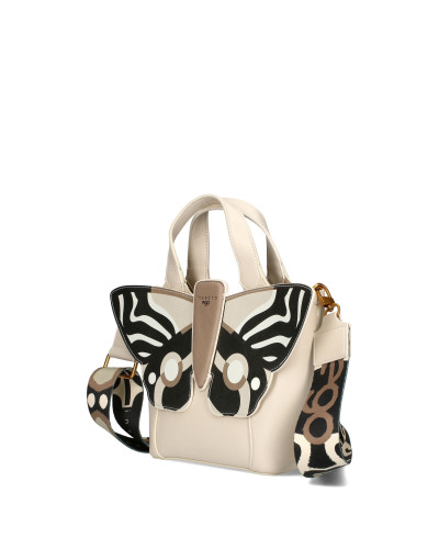 FUSHION torebka z odpinanym motylem noszona na trzy sposoby