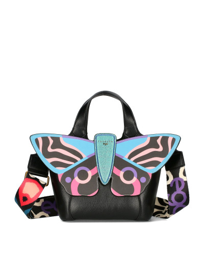 FUSHION a bag with a detachable butterfly that can be worn in three ways