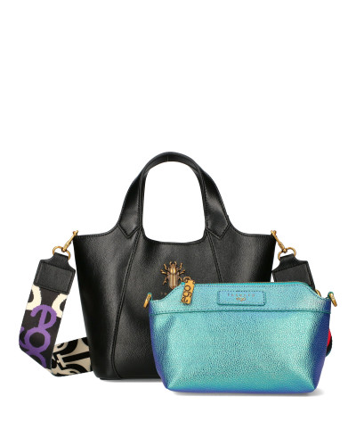 FUSHION torebka z odpinanym motylem noszona na trzy sposoby