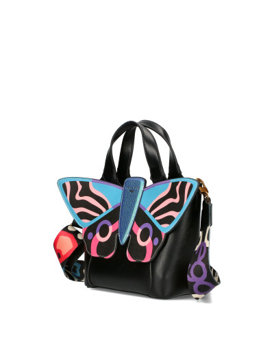 FUSHION torebka z odpinanym motylem noszona na trzy sposoby