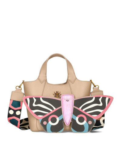 FUSHION torebka z odpinanym motylem noszona na trzy sposoby