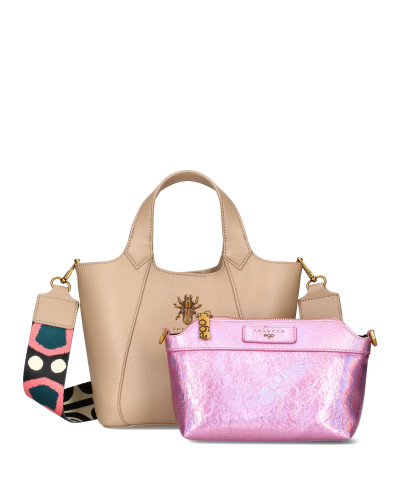 FUSHION torebka z odpinanym motylem noszona na trzy sposoby