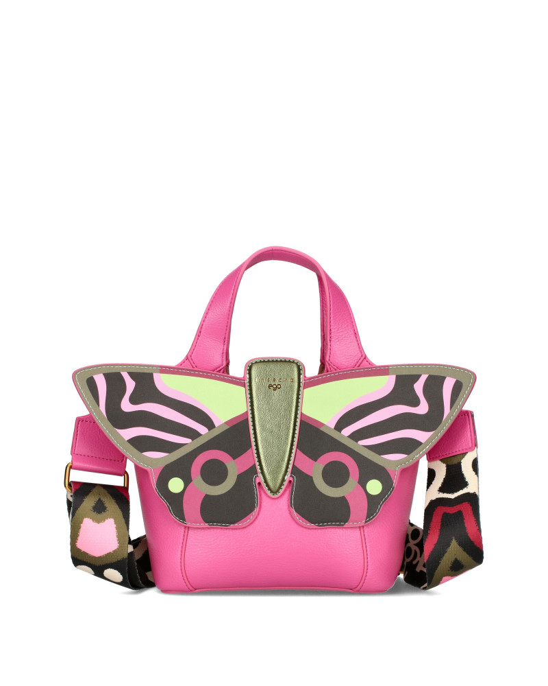 FUSHION a bag with a detachable butterfly that can be worn in three ways