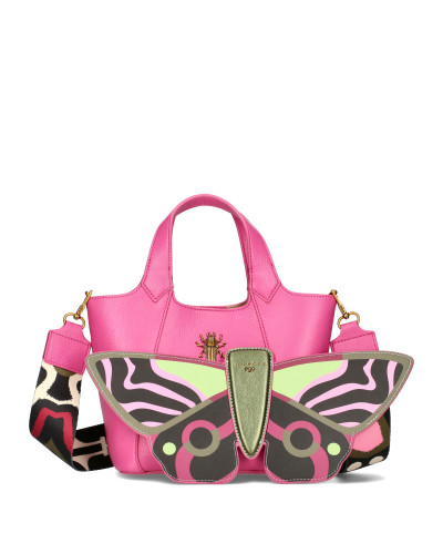 FUSHION a bag with a detachable butterfly that can be worn in three ways