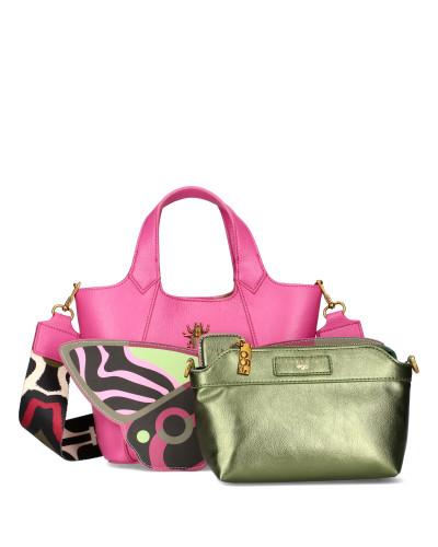 FUSHION a bag with a detachable butterfly that can be worn in three ways