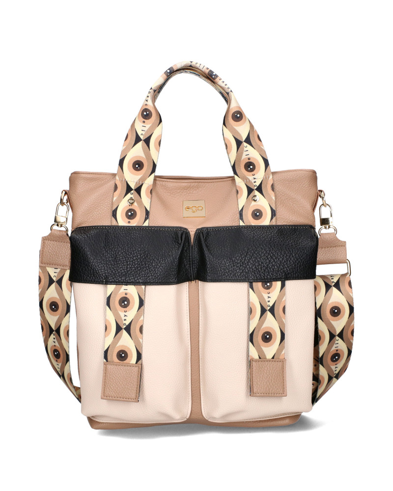 Bag with pockets on the front