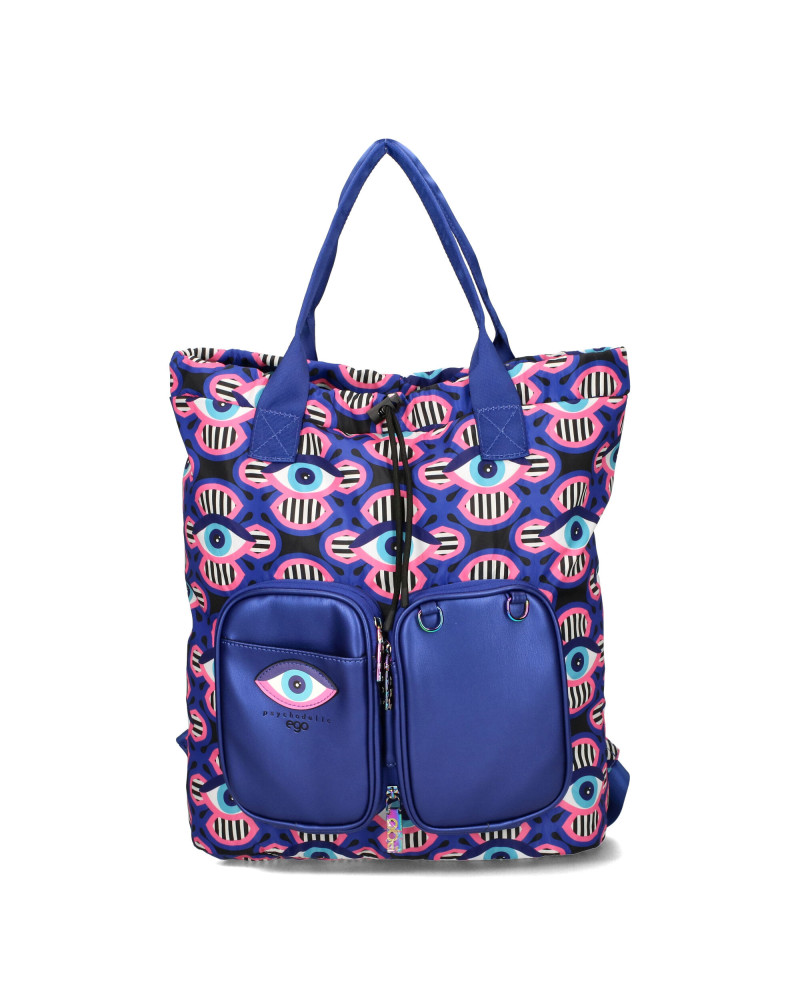 Plecak z oczami z listonoszką w zestawie