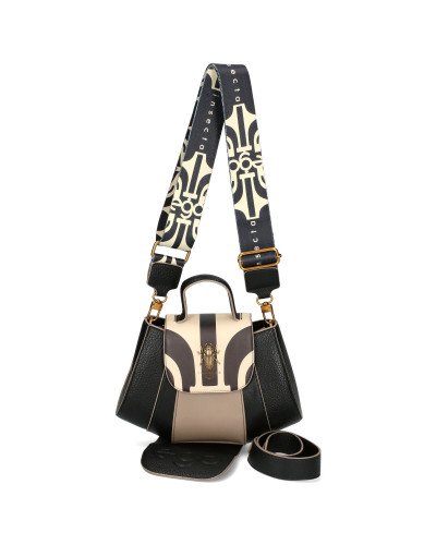 CHIMERA bag with two interchangeable flaps