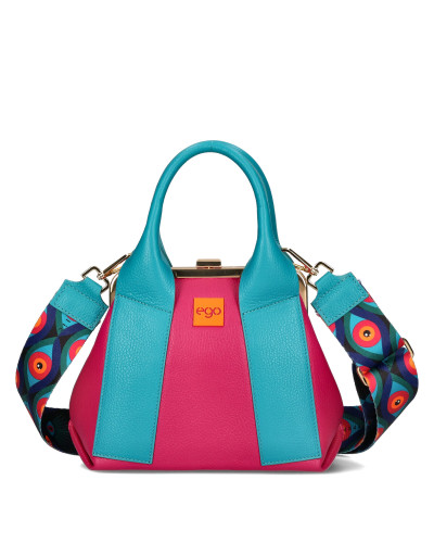 Double-sided bag with clasp