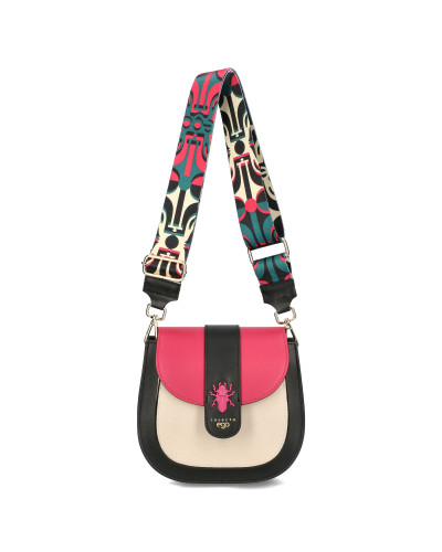 TRICOLOR bag with flap