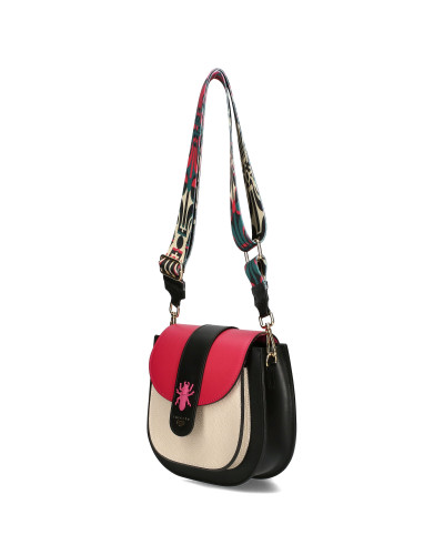 TRICOLOR bag with flap