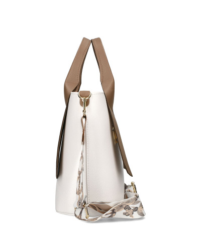 Bucket bag with paradise strap