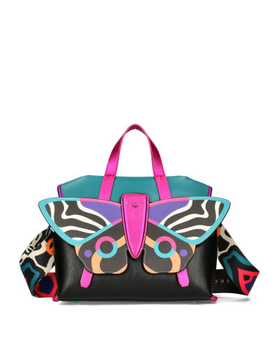 CHROMATICA torebko - plecak z odpinanym motylem