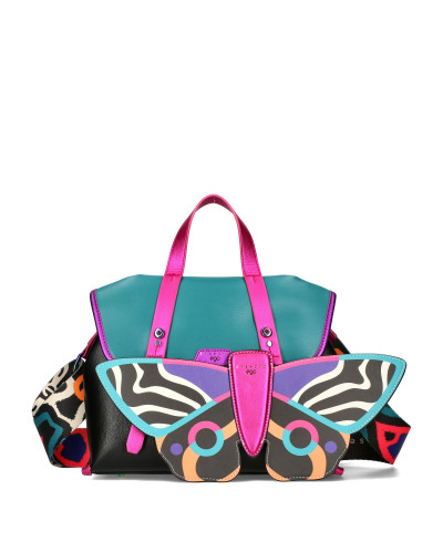 CHROMATICA torebko - plecak z odpinanym motylem