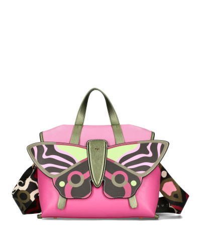 CHROMATICA torebko - plecak z odpinanym motylem