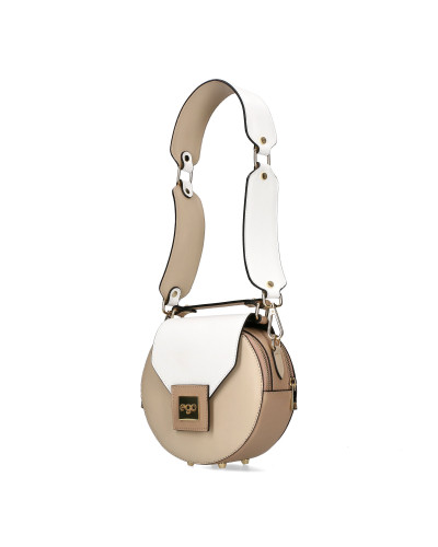 Round bag with detachable wings packed in a box