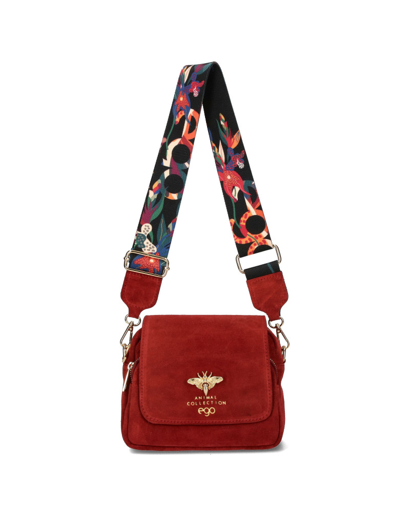 Torebka zamszowa z pszczółką